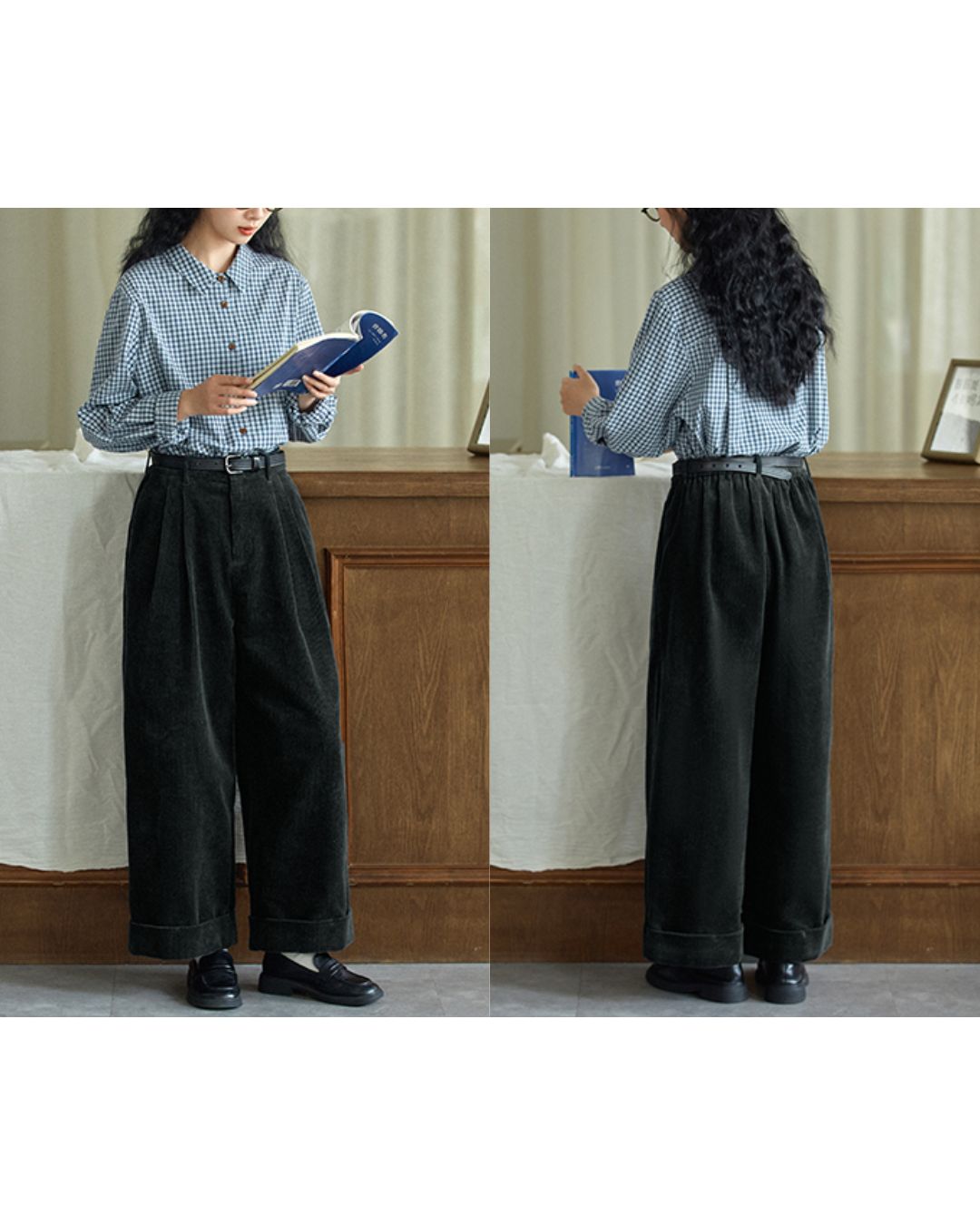Corduroy Double Wide Pants　PT029