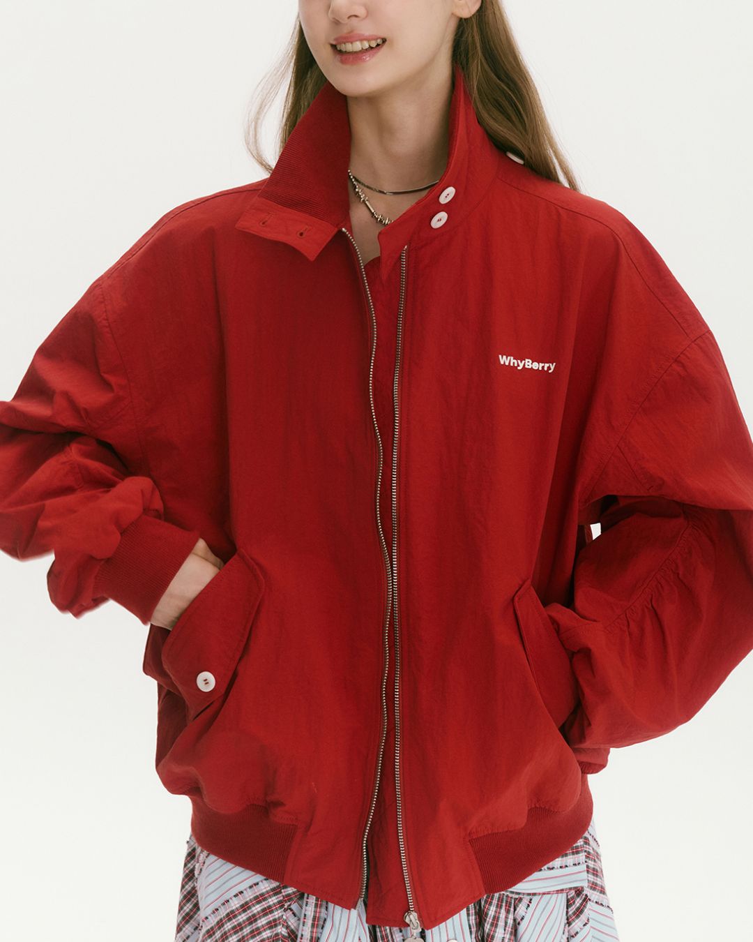 Detachable Hood Stand-collar Jacket　JK030