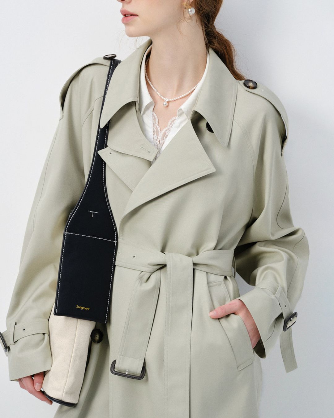 Napoleon Collar Trench Coat　CT009