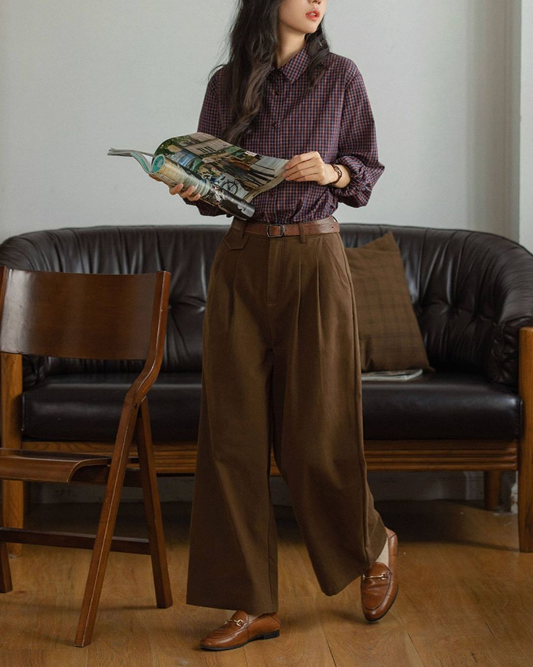 Cotton Wide Pants　PT043