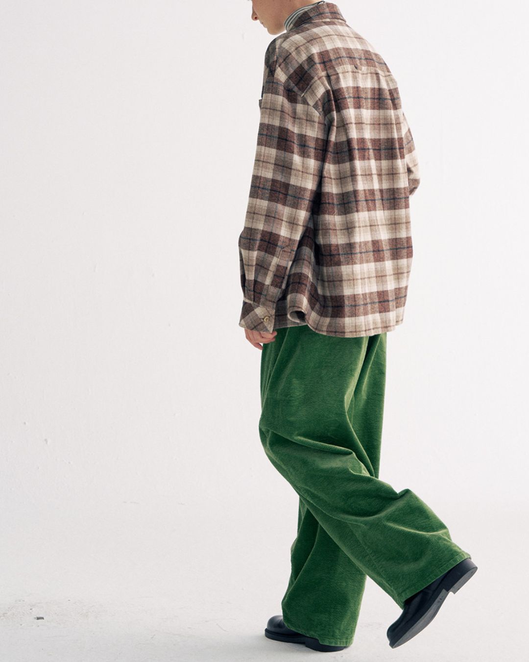 Flannel Cotton Check Shirt　LS039