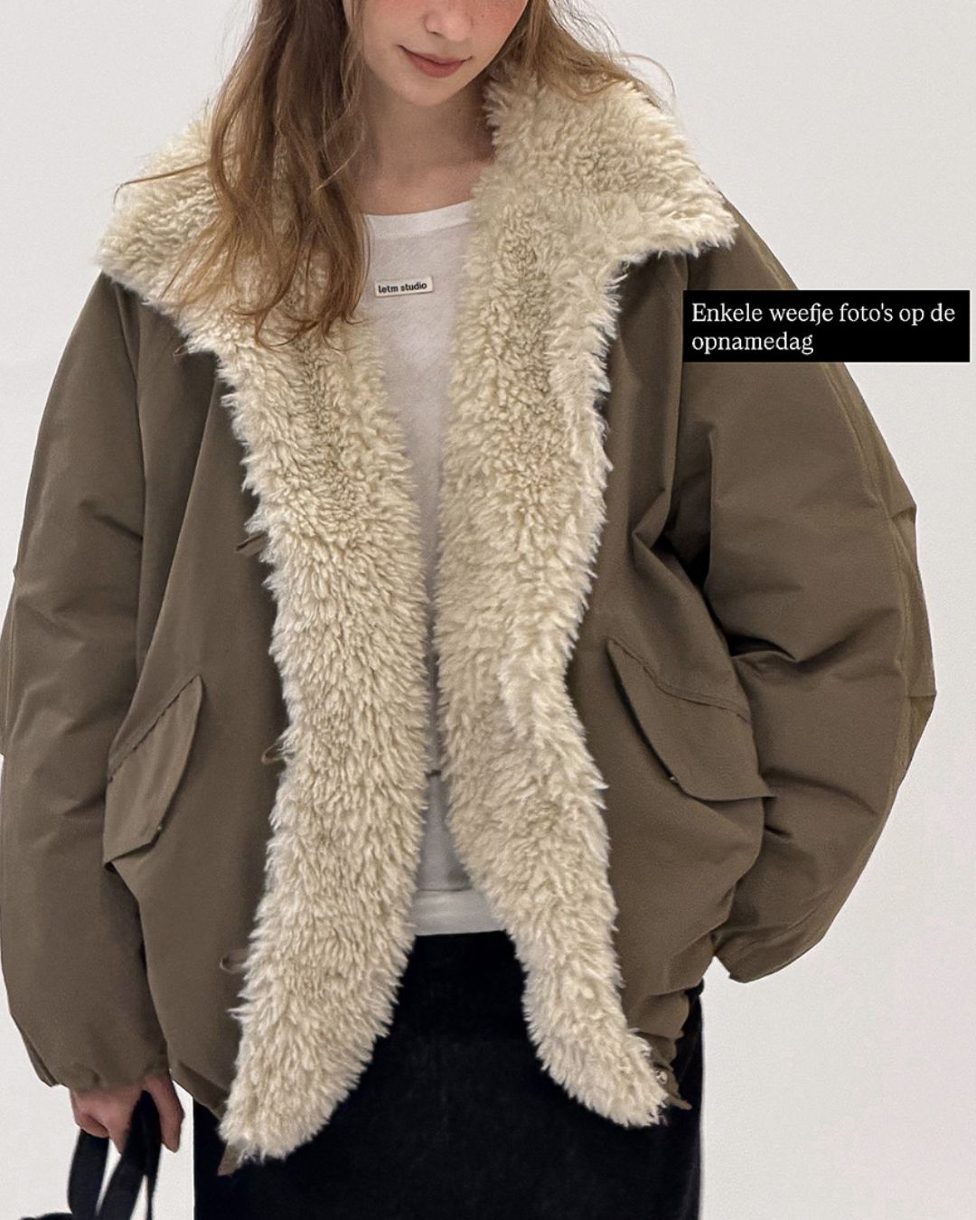 Fur-lined Down Jacket　JK057
