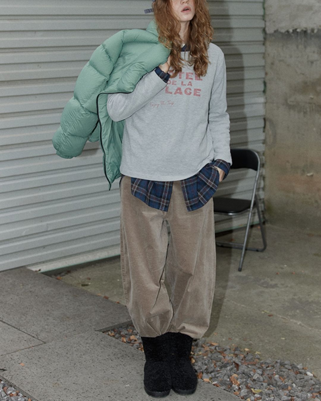 Corduroy Curve Pants　PT024