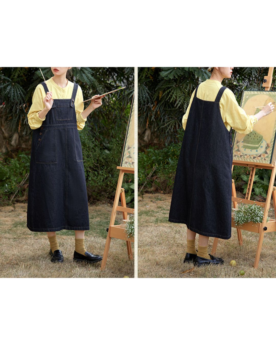Denim Jumper Skirt　OP006