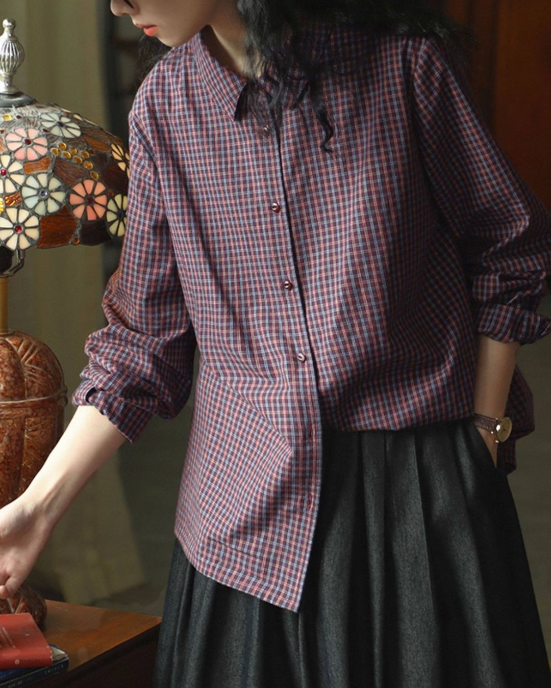 Casual Check Shirt　LS055