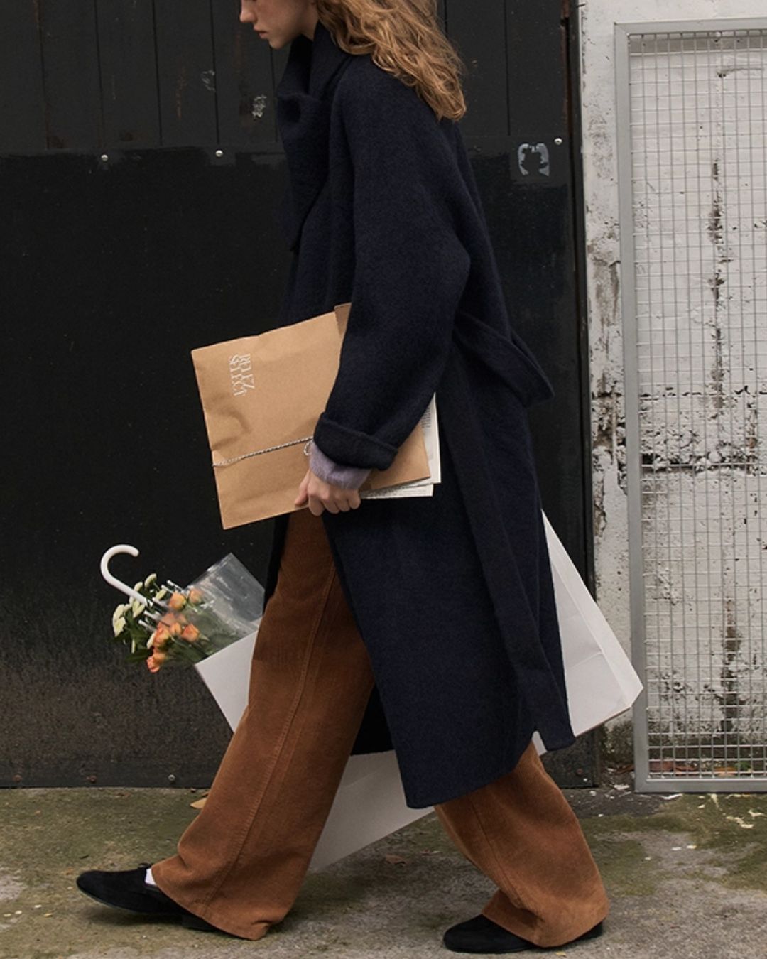 Corduroy Straight Pants　PT019