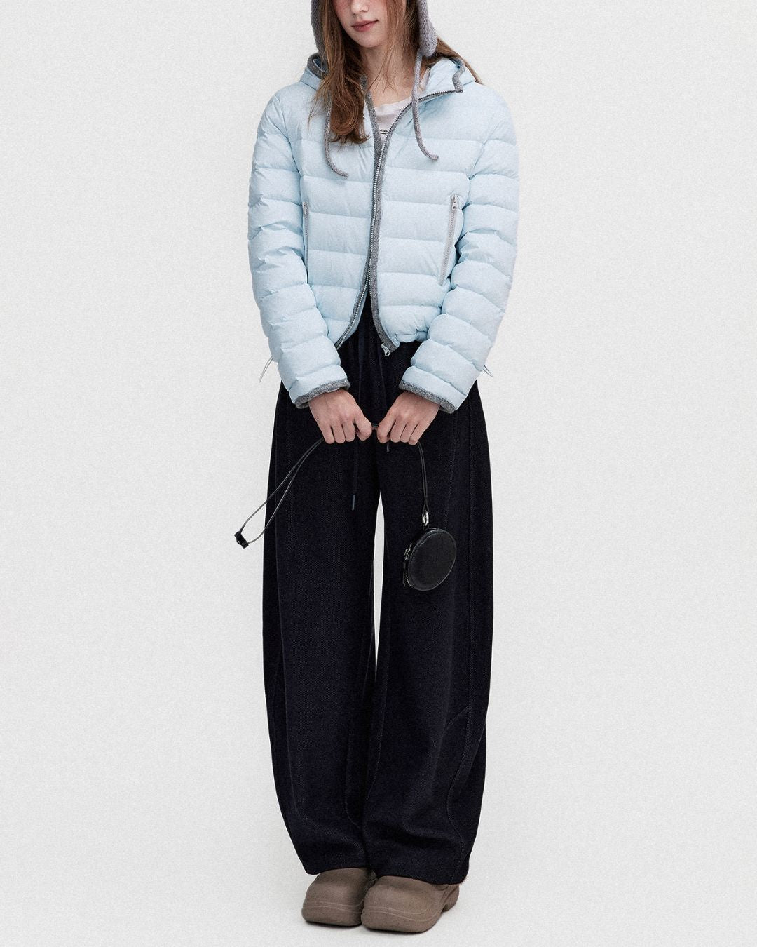 Wide Leg Relaxed Pants　PT026