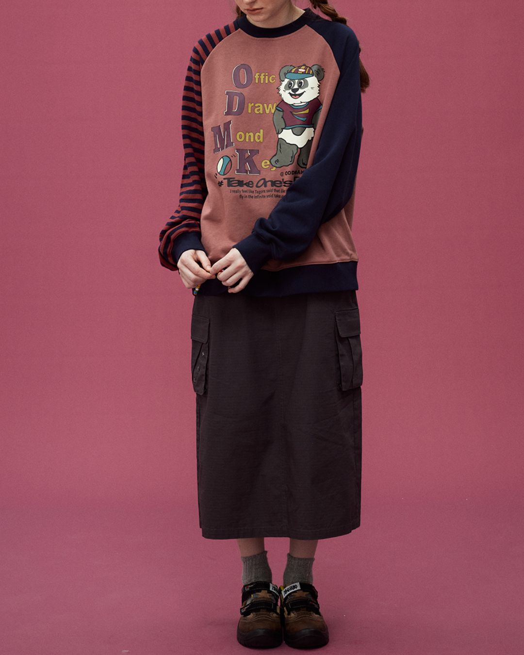 Star Studded Midi Skirt　SK001