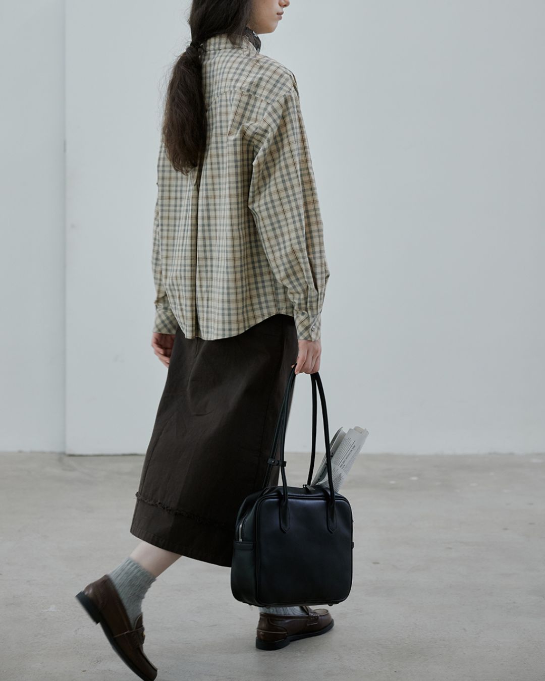 Retro Check Pocket Shirt　LS017