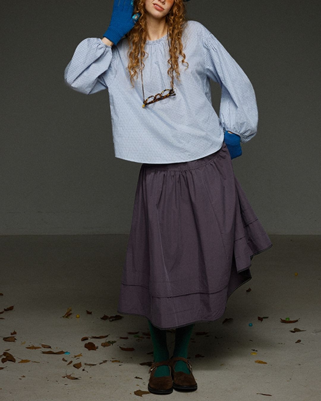 Puff Sleeve Shirt Pullover　LS030