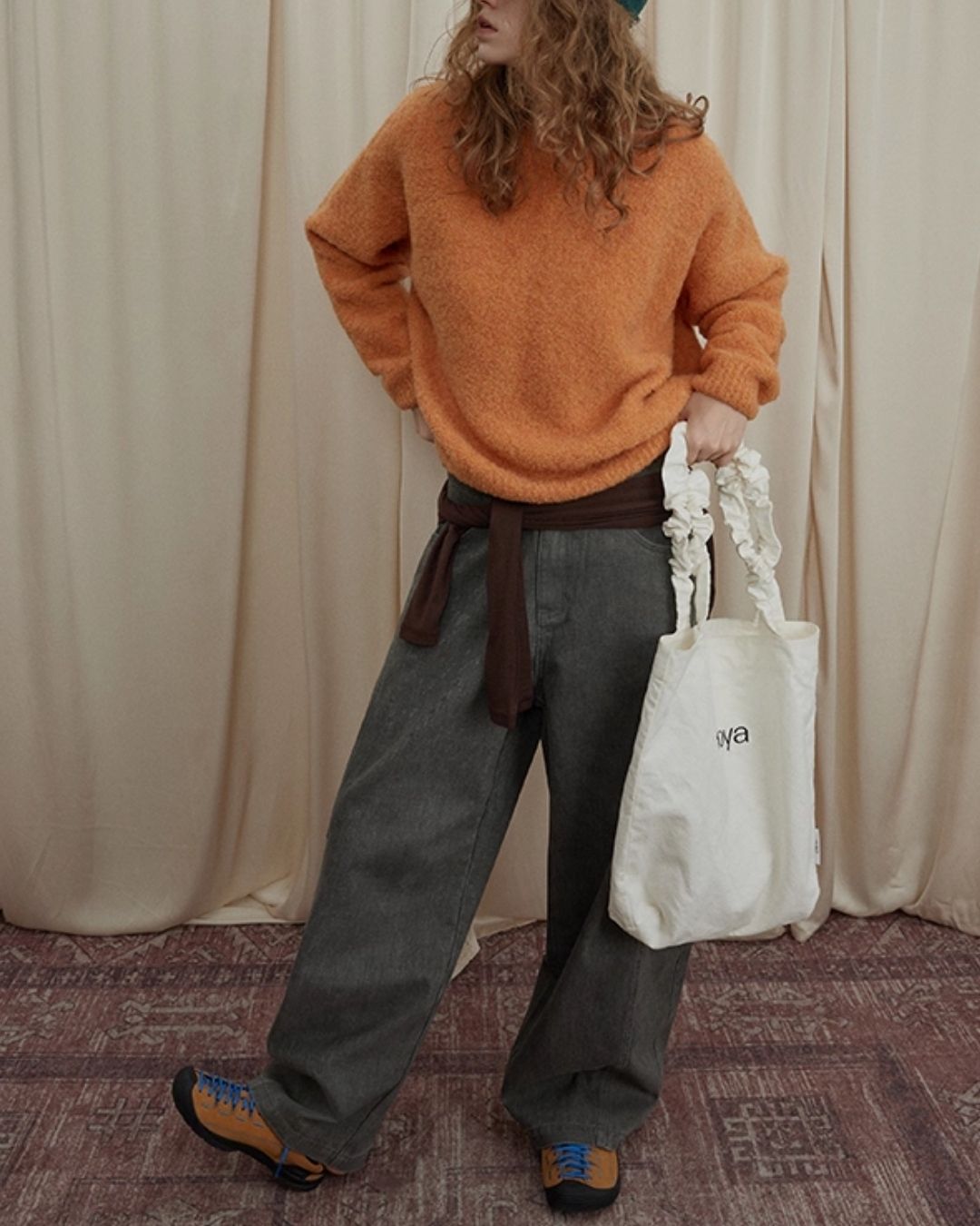 Work Denim Wide Pants　DP008