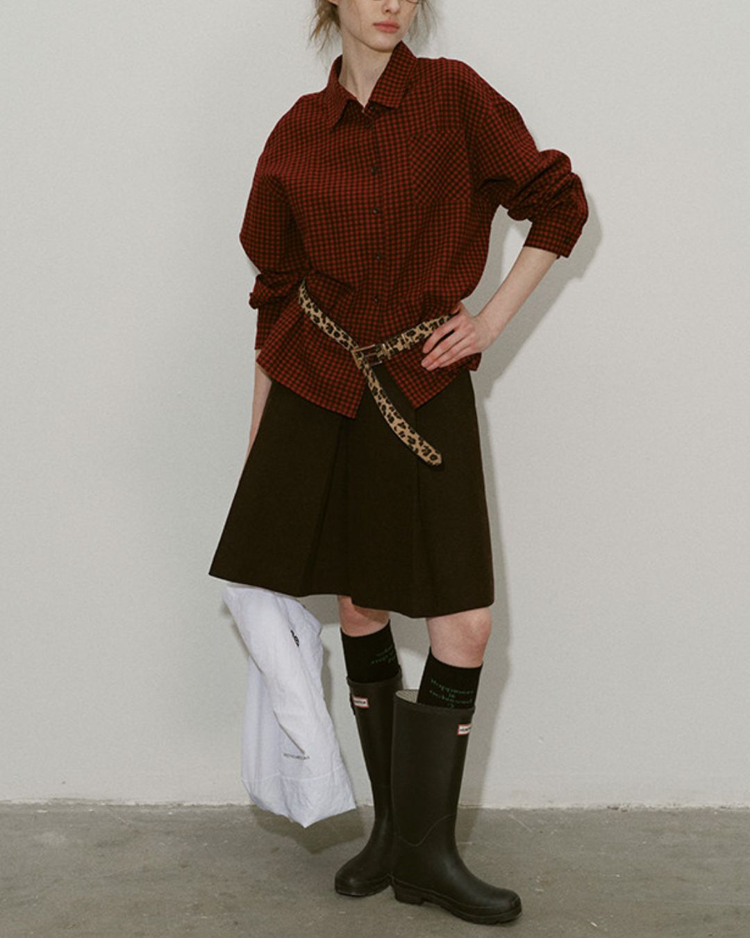 Relaxed Check Shirt　LS046