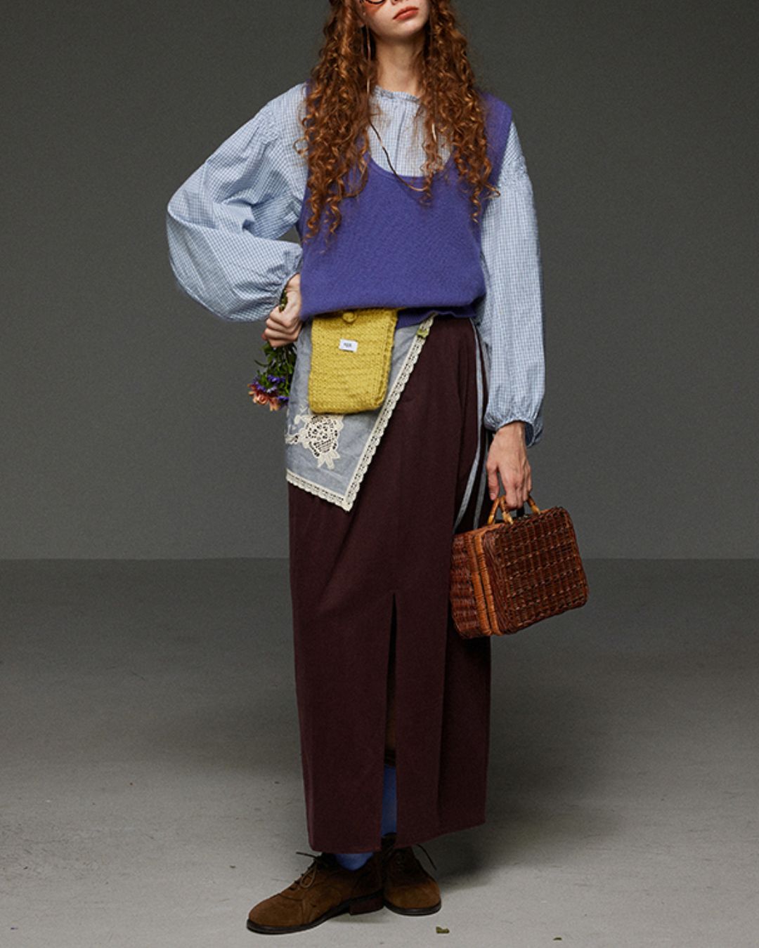 Front And Back 2-way Knit Vest　VT005