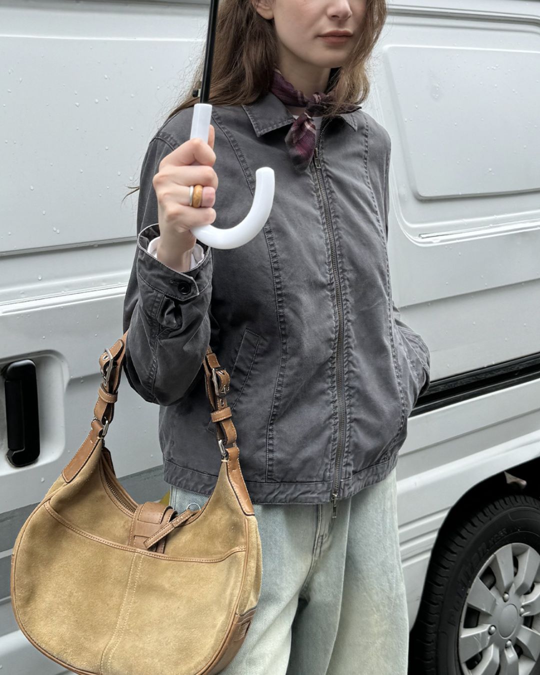 Washed Color Cotton Jacket　JK005