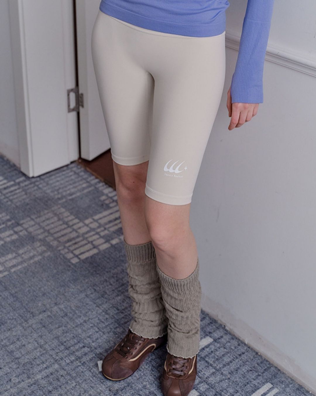 High-waisted Above-the-knee Fitness Pants　SP003