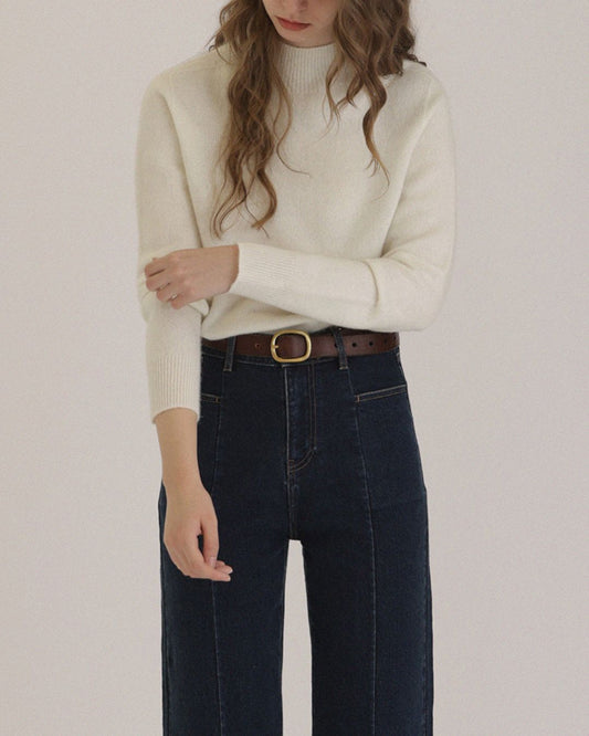Bottleneck Wool Knit　KN030
