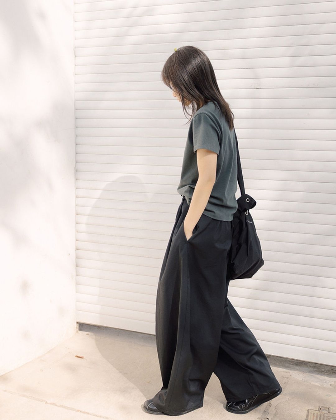 Relaxed Drape Pants　PT046
