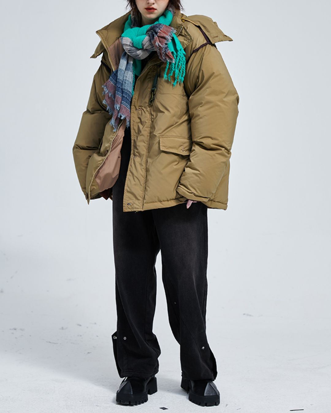 White Duck Down Work Jacket　JK073