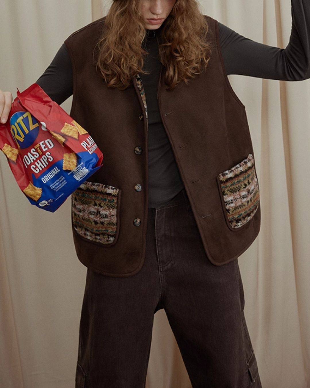 Fleece Reversible Vest　VT008