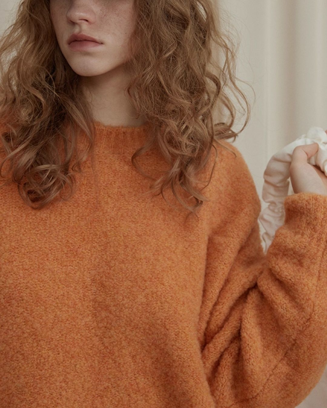 Wool Crew Neck Sweater　KN046