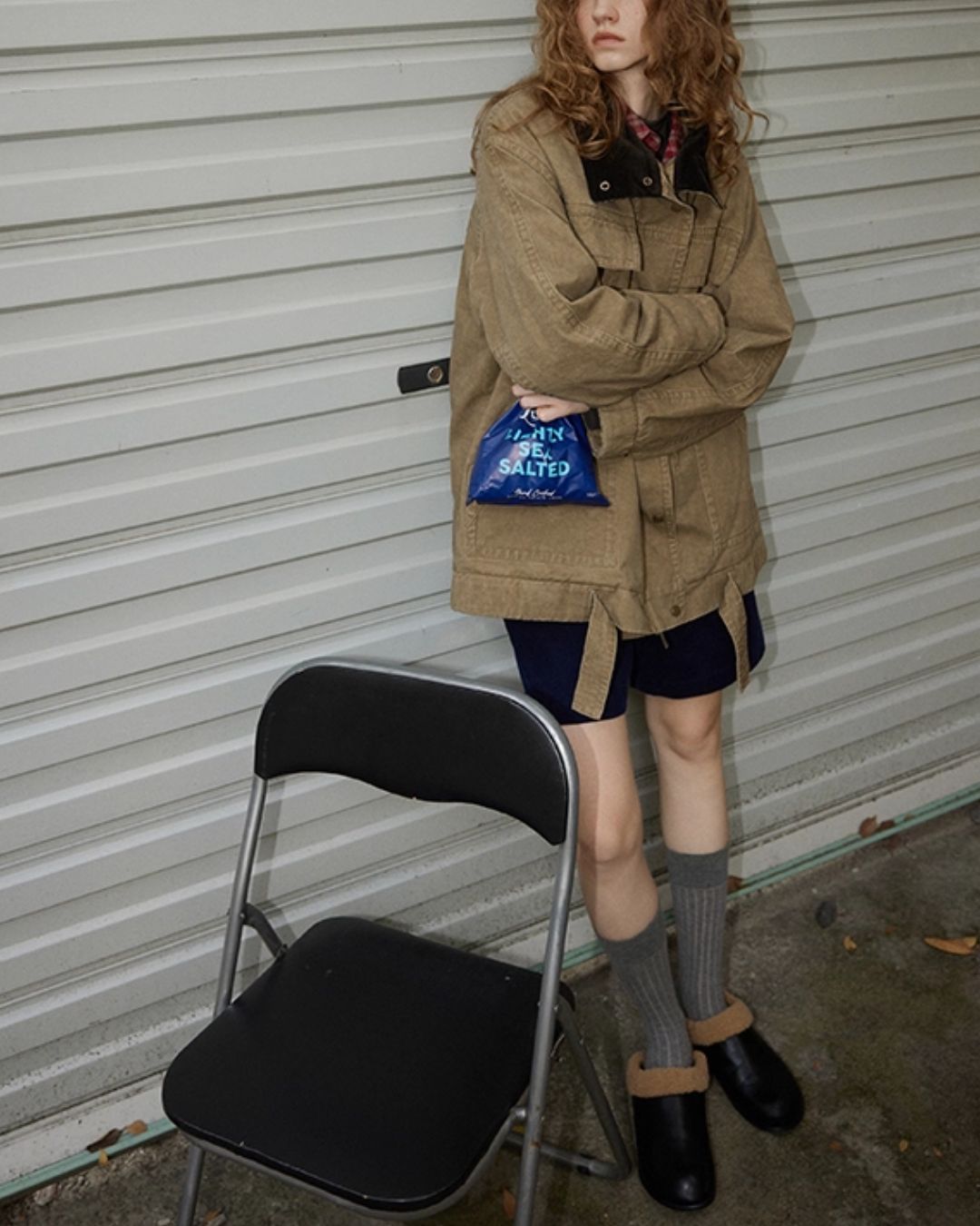 Washed Cotton Work Jacket　JK044