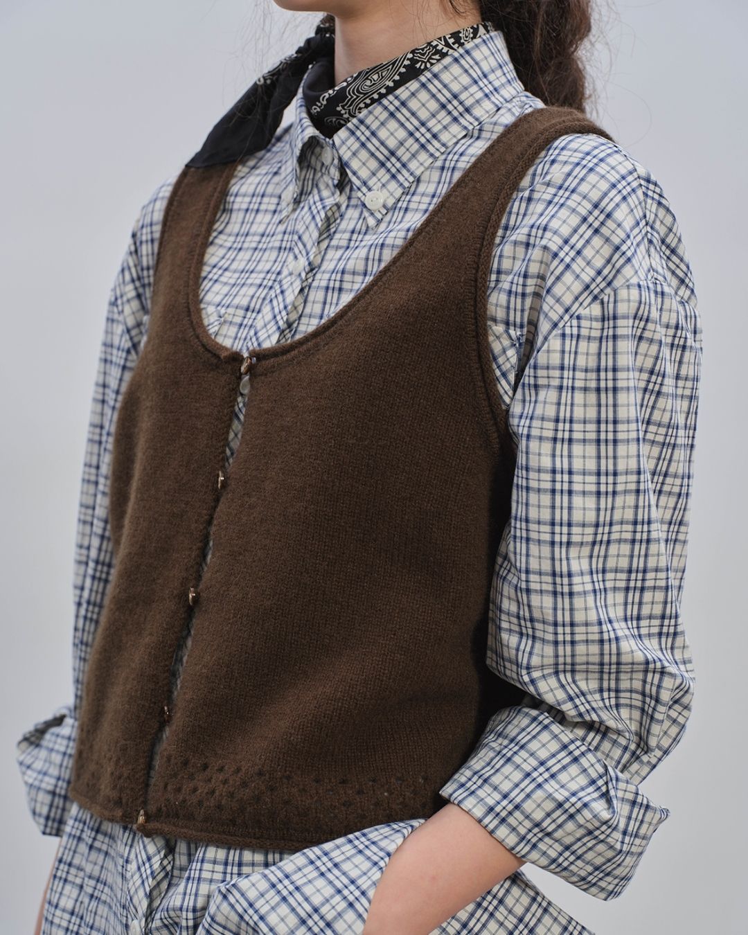 Front And Back 2-way Knit Vest　VT003