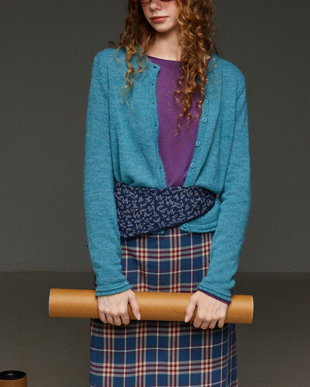 Boat Neck Slim Fit T-shirt　LT012