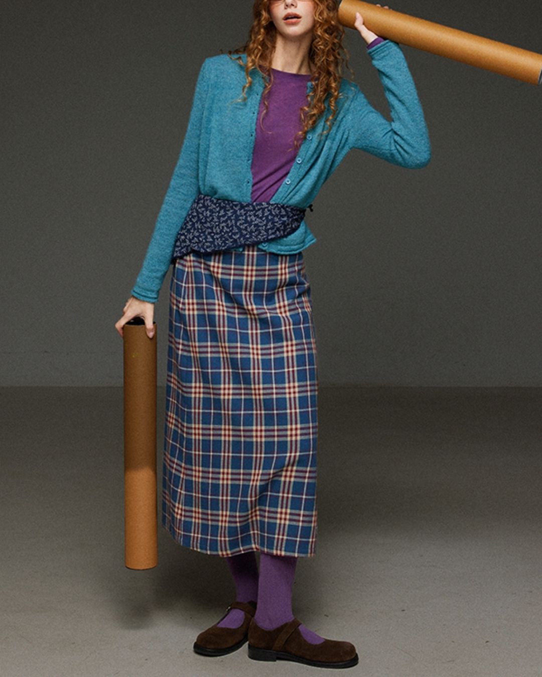 Boat Neck Slim Fit T-shirt　LT012