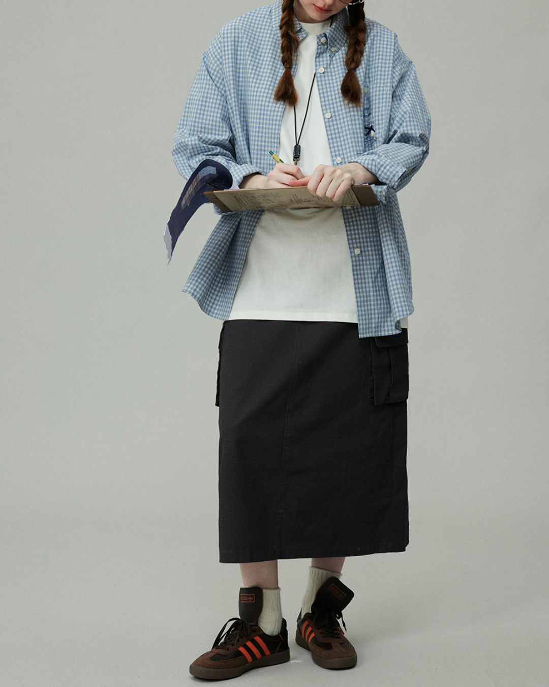 Star Studded Midi Skirt　SK001