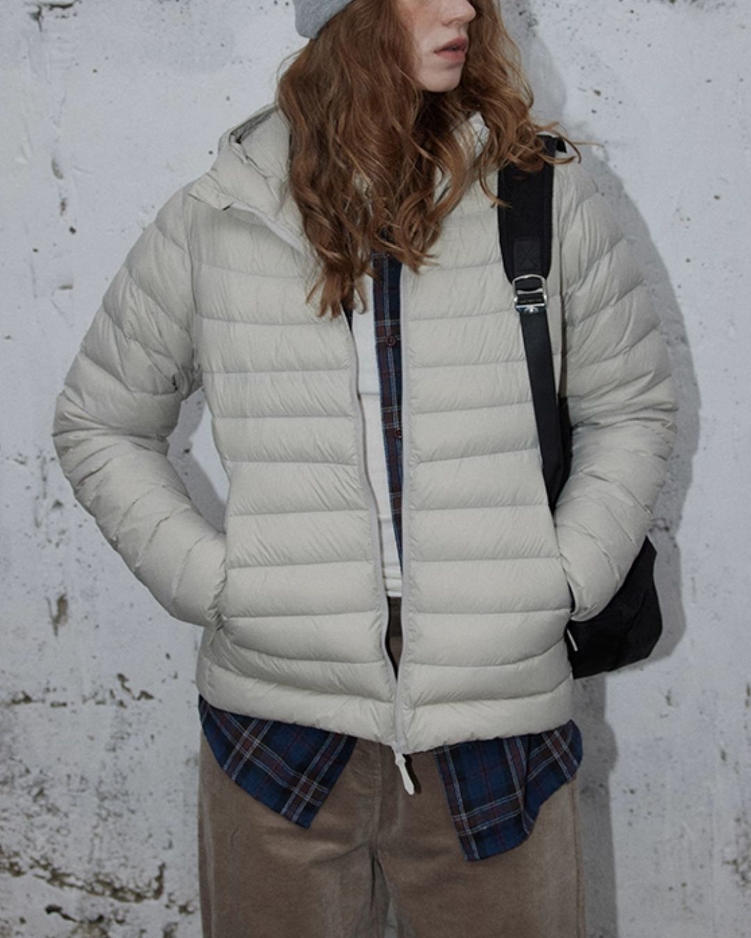 Lightweight Hooded Down Jacket　JK053