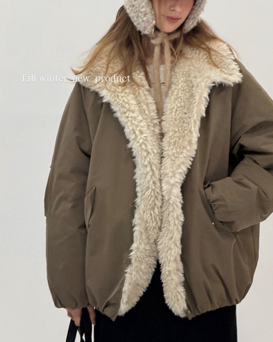 Fur-lined Down Jacket　JK057