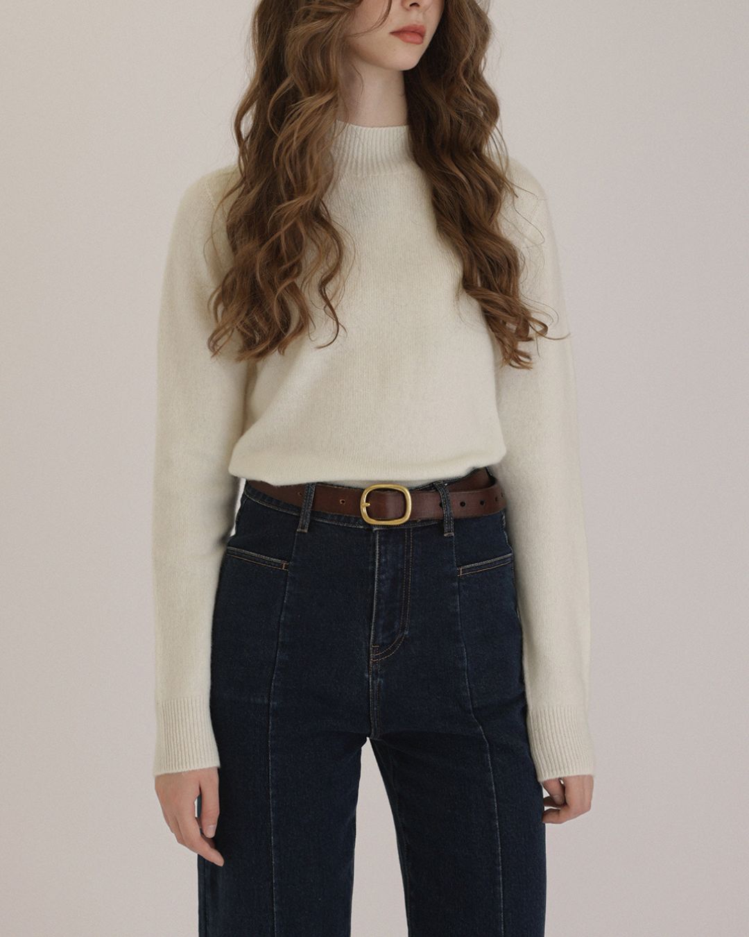 Bottleneck Wool Knit　KN030