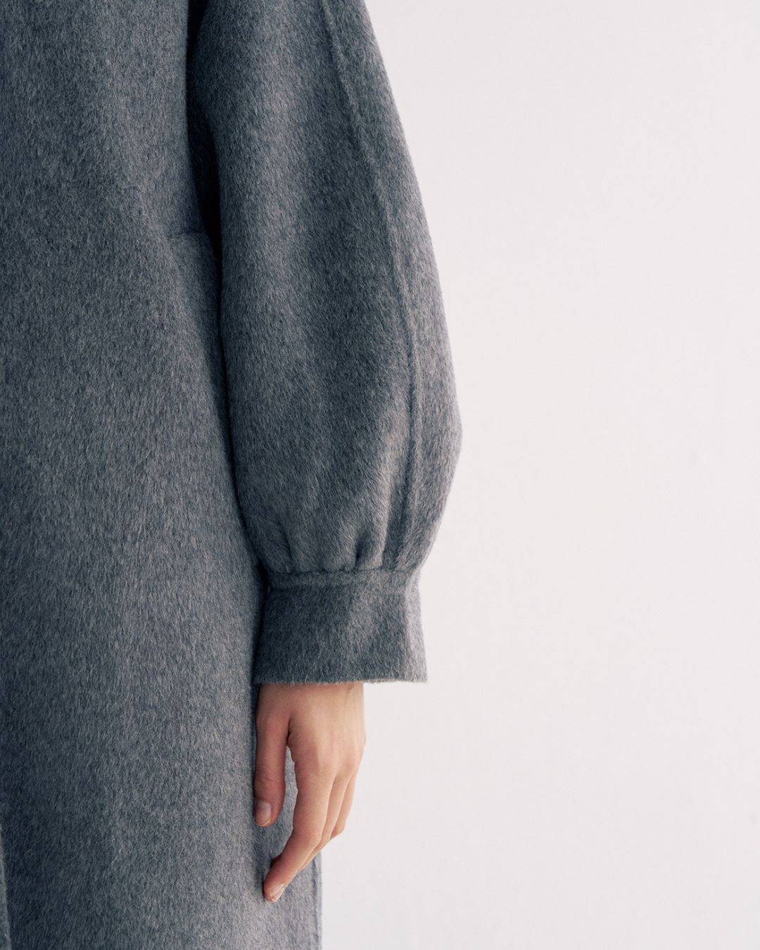 Double-faced Duffle Long Coat　CT030