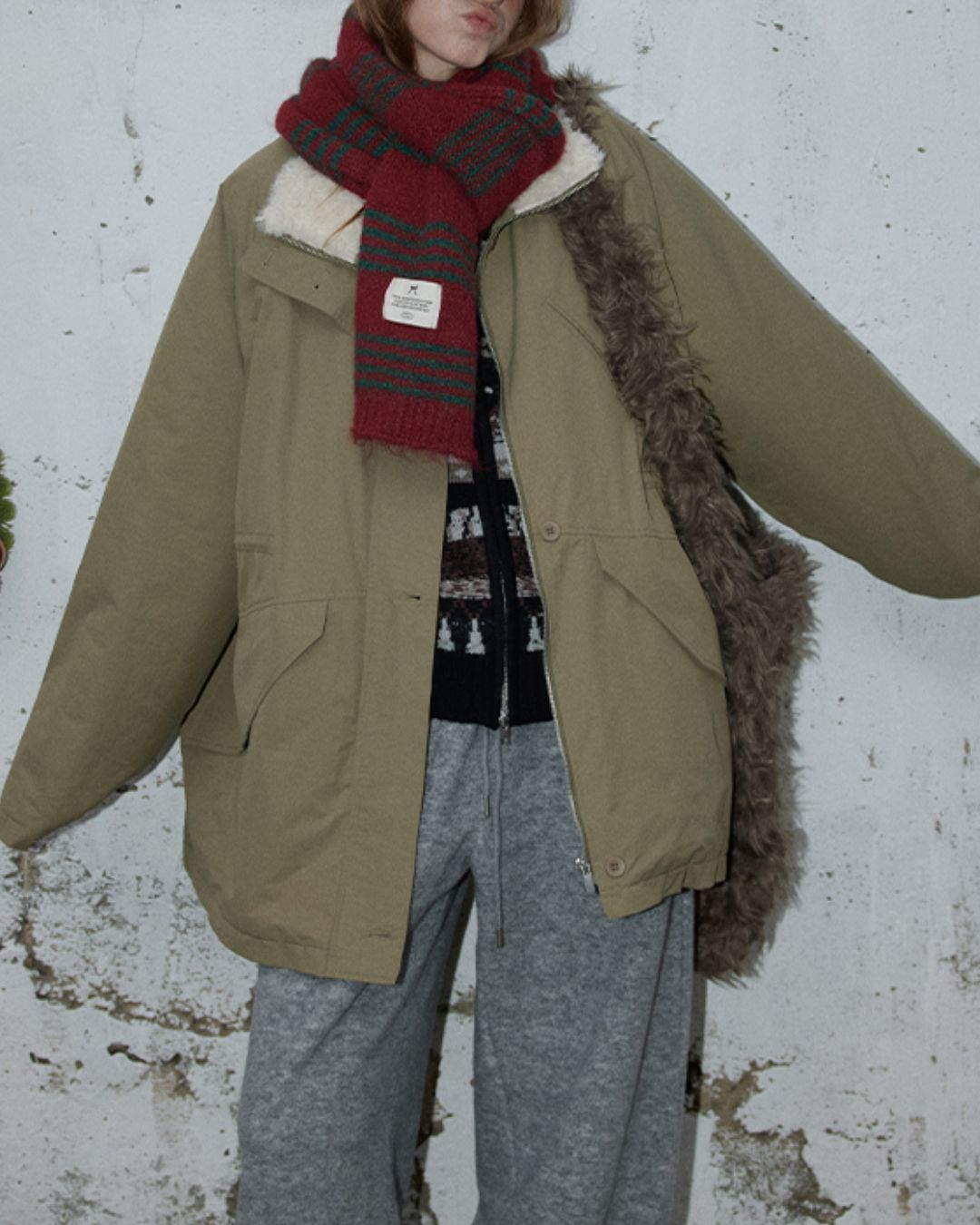 Drawstring Wool Casual Pants　PT023