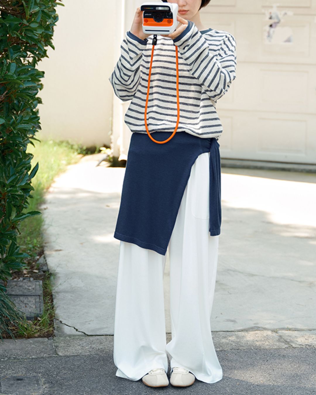 Border Relaxed T-shirt　LT006