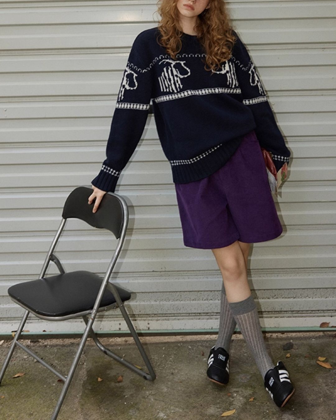 Wool Fair Isle Sweater　KN044