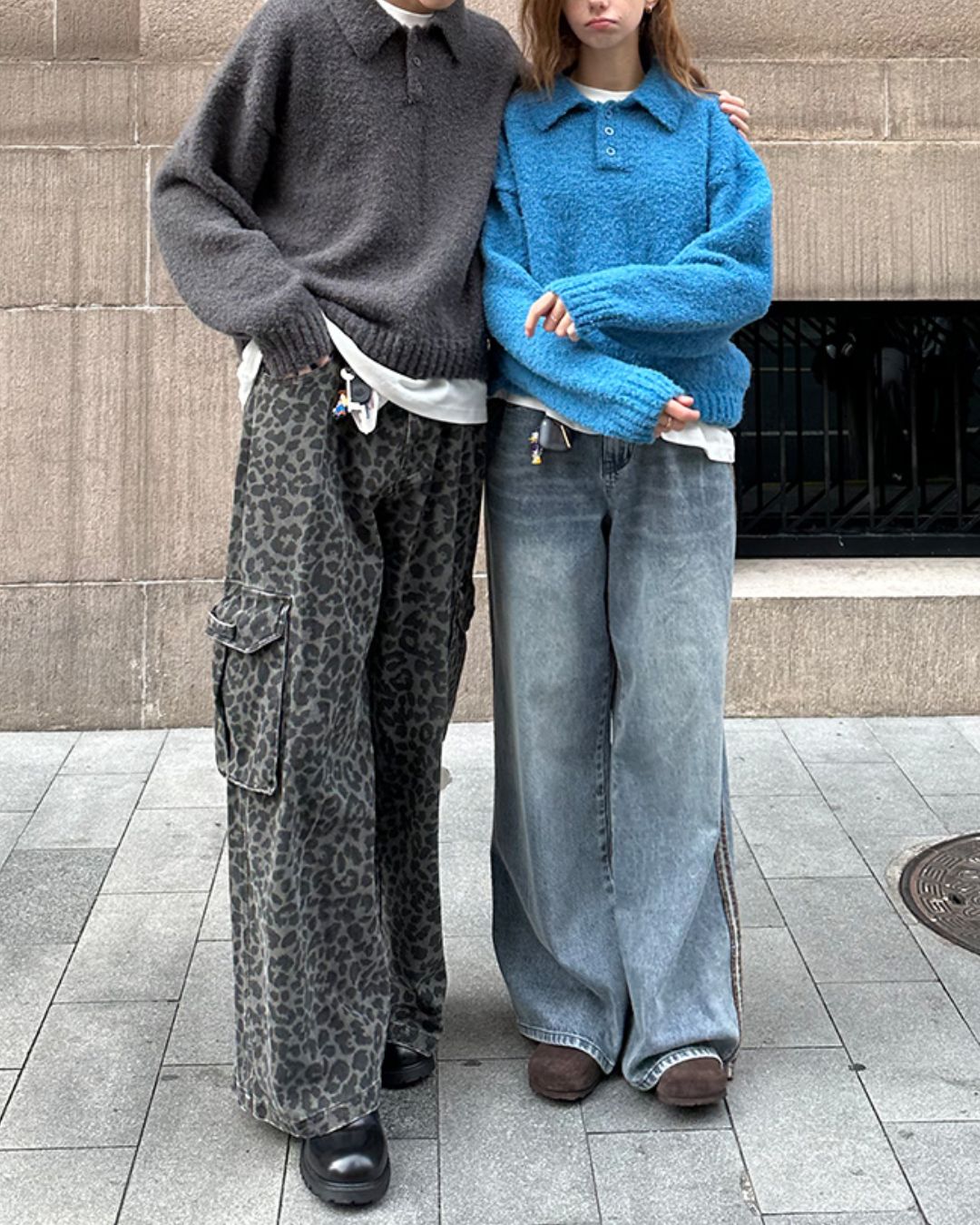 Boucle Polo Collar Knit　KN013