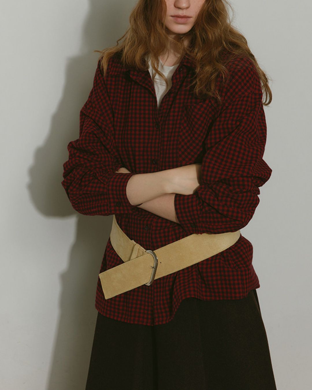 Relaxed Check Shirt　LS046