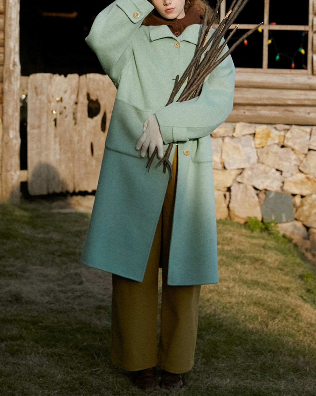 Double-faced Long Wool Coat　CT027