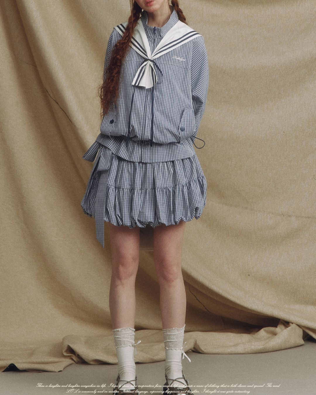 Detachable Sailor Collar Jacket　JK021