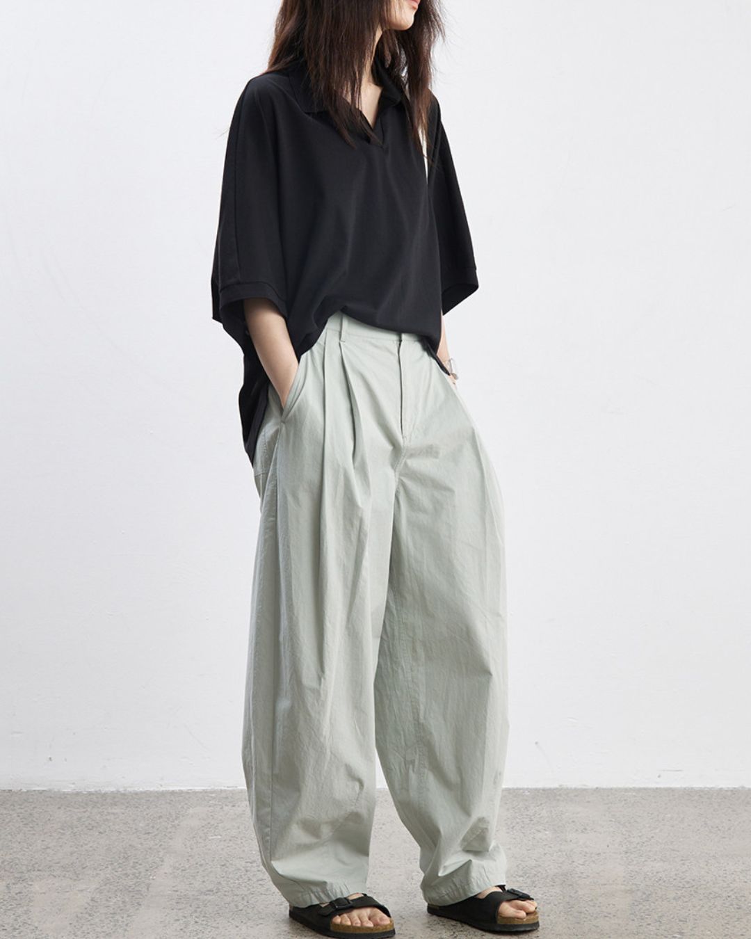 Dolman Sleeve Skipper Shirt　SS002