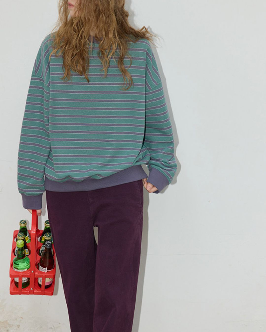 Relaxed Border Sweat Pullover　SW008