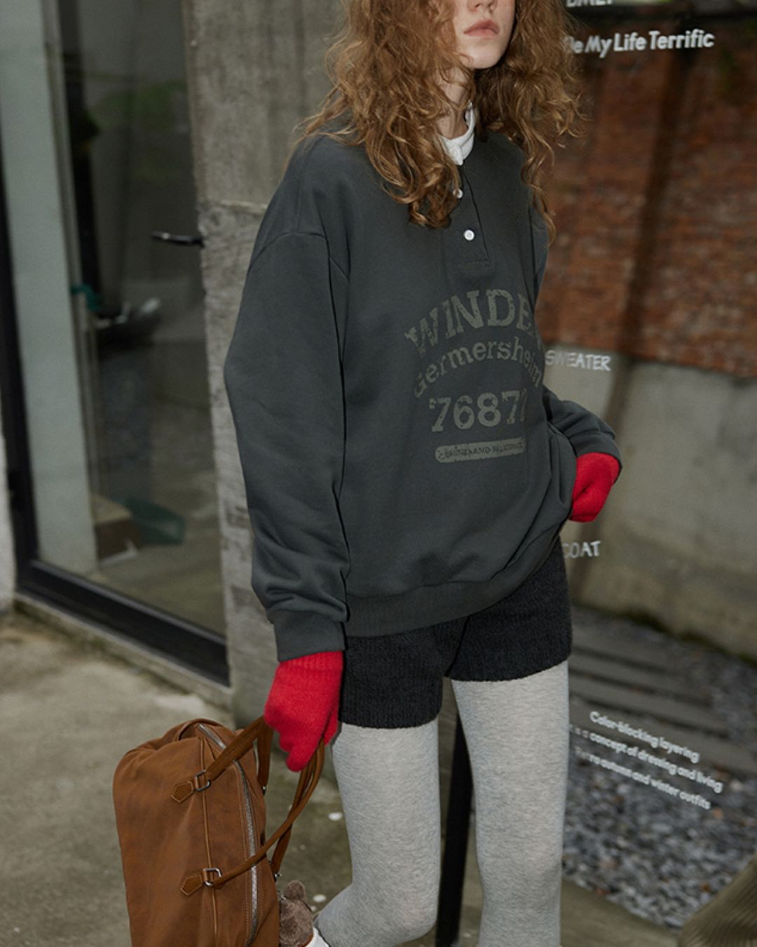 Vintage Logo Fake Layered Sweat　SW007