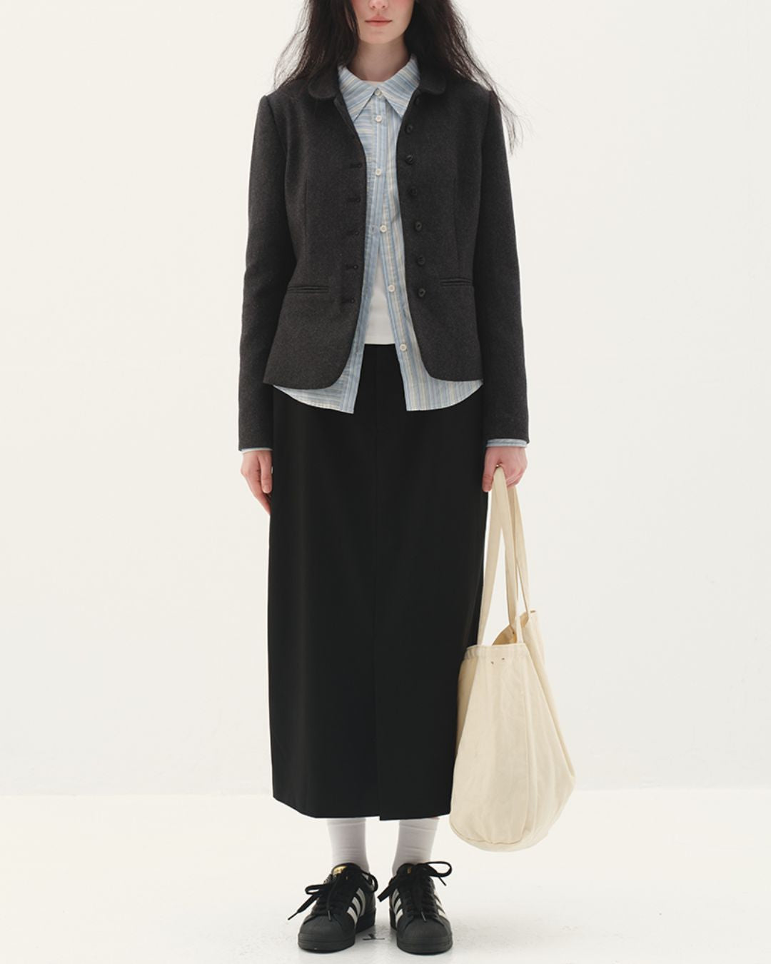 Front Slit Midi Tight Skirt　SK002