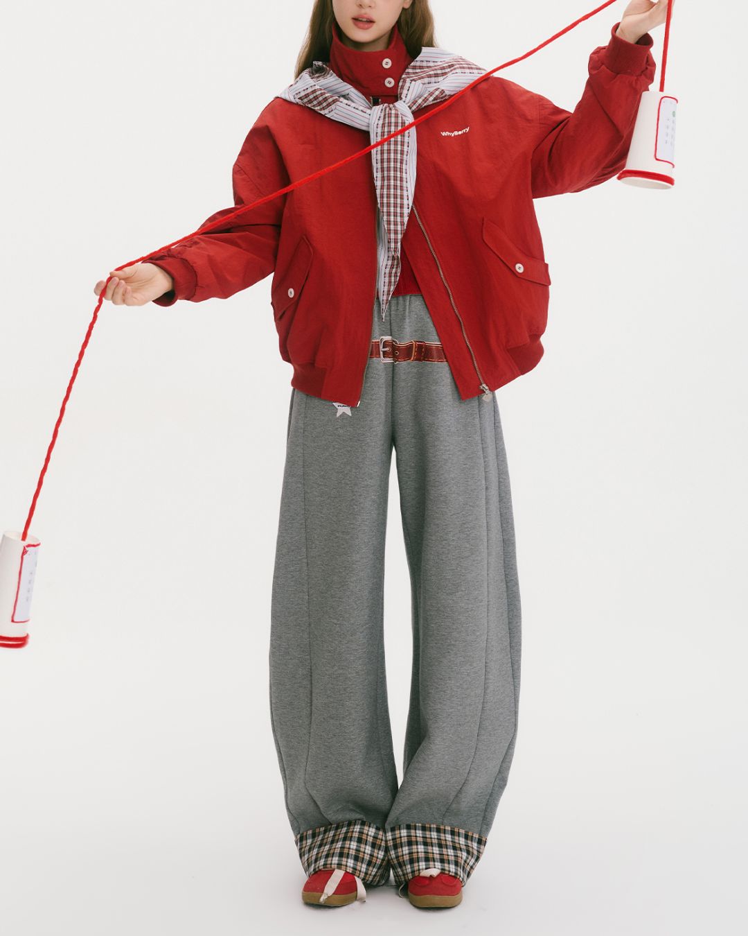 Detachable Hood Stand-collar Jacket　JK030