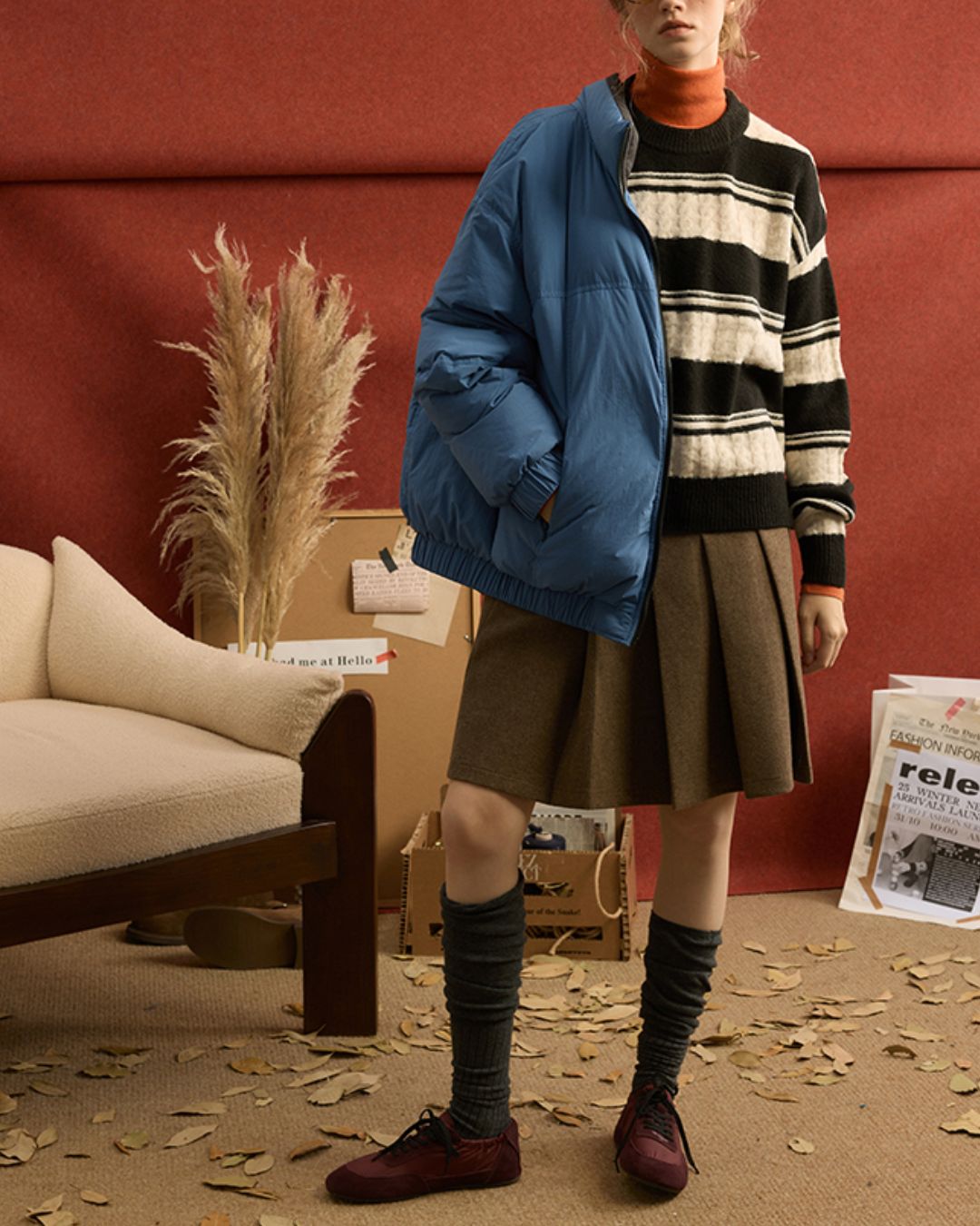 Turtleneck Wool Soft Knit　KN072