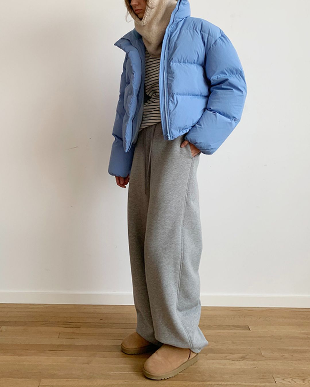 Wide Sweat Pants　PT005