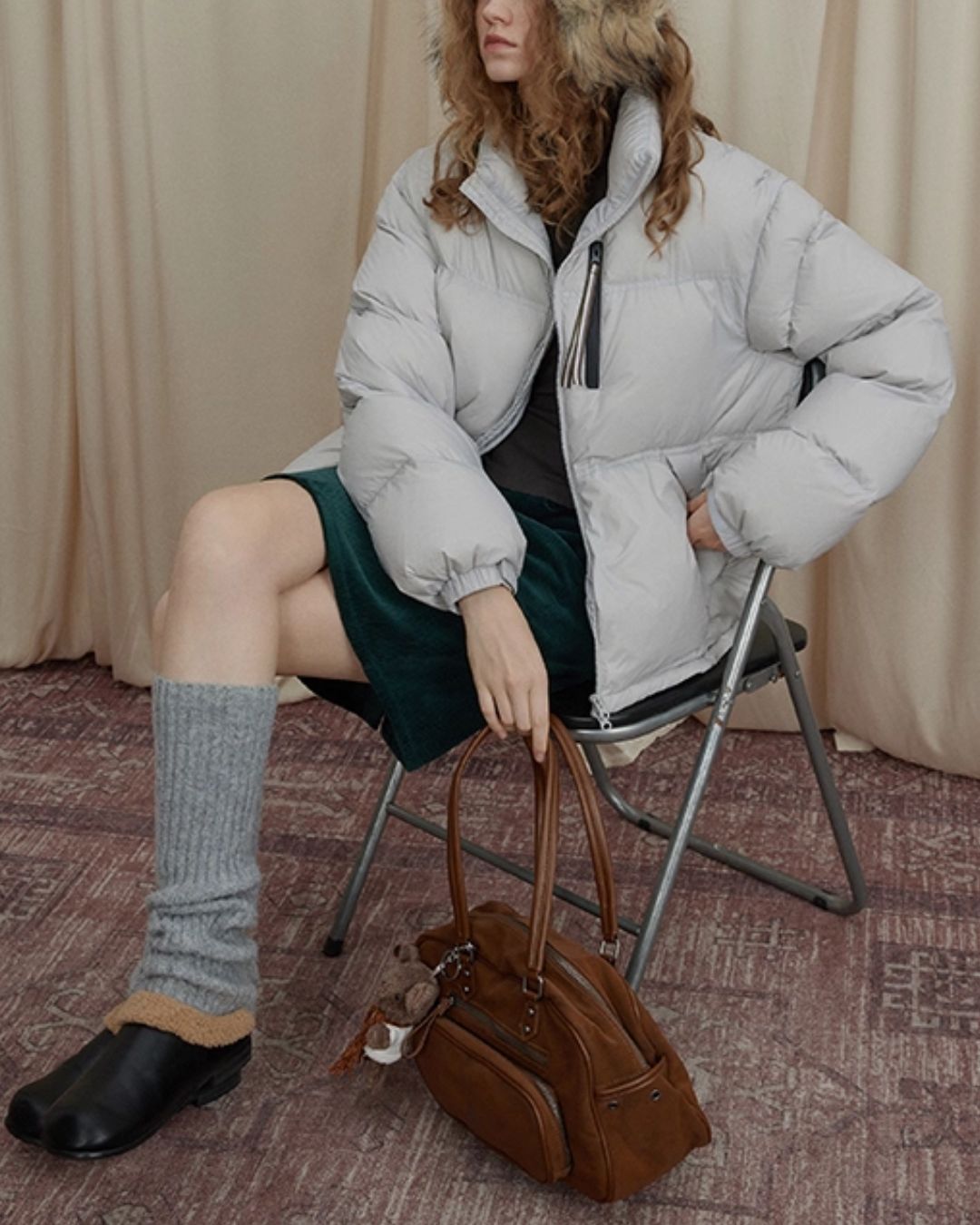 Stand Collar Down Jacket　JK040