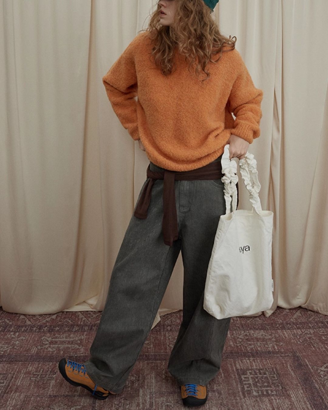 Wool Crew Neck Sweater　KN046