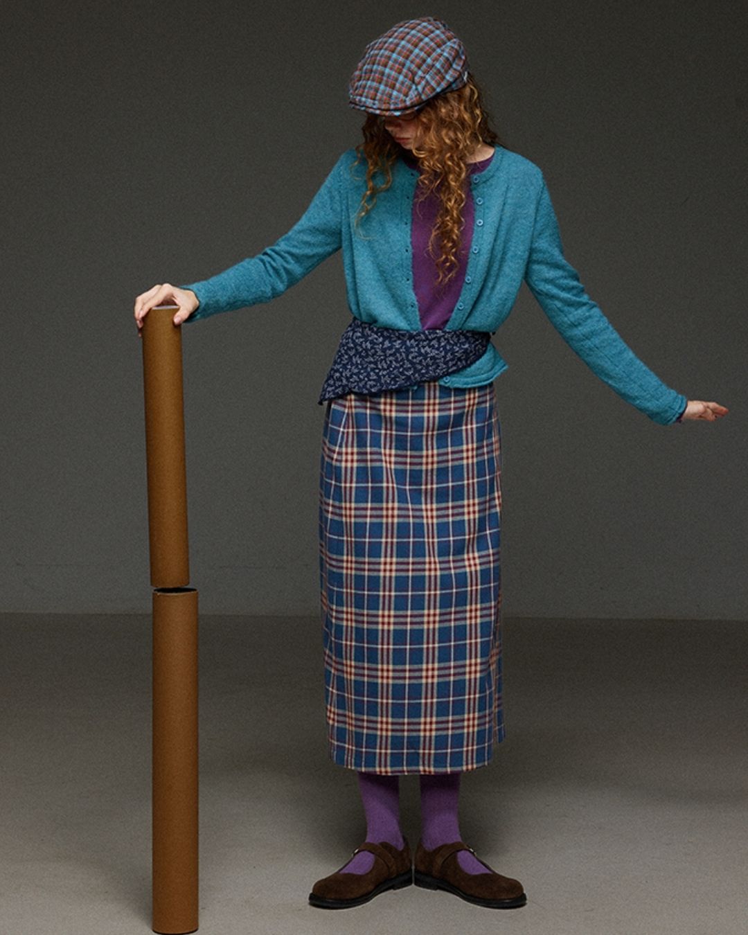 Boat Neck Slim Fit T-shirt　LT012